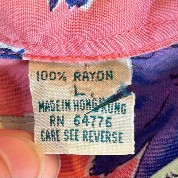 Big Dogs California Native Vtg 90s Grape Vine Vineyard Hawaiian Shirt Men Size L - Picture 8 of 10